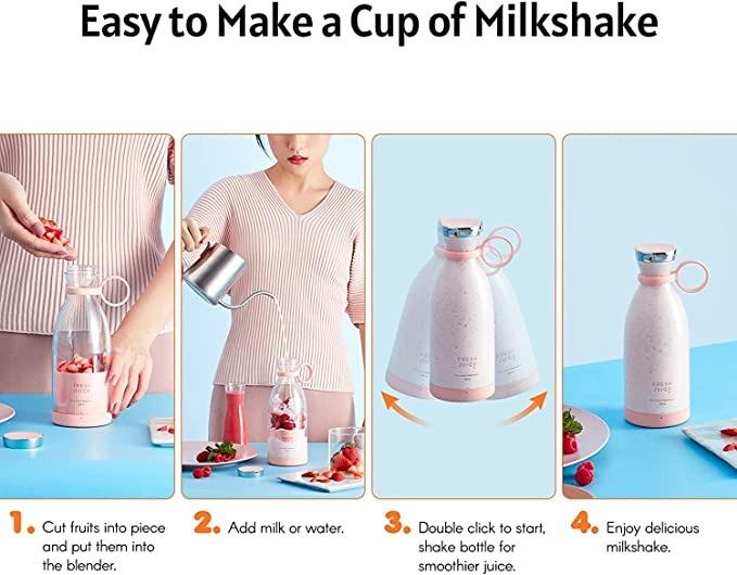 Fresh Juice Portable Blender 350ML