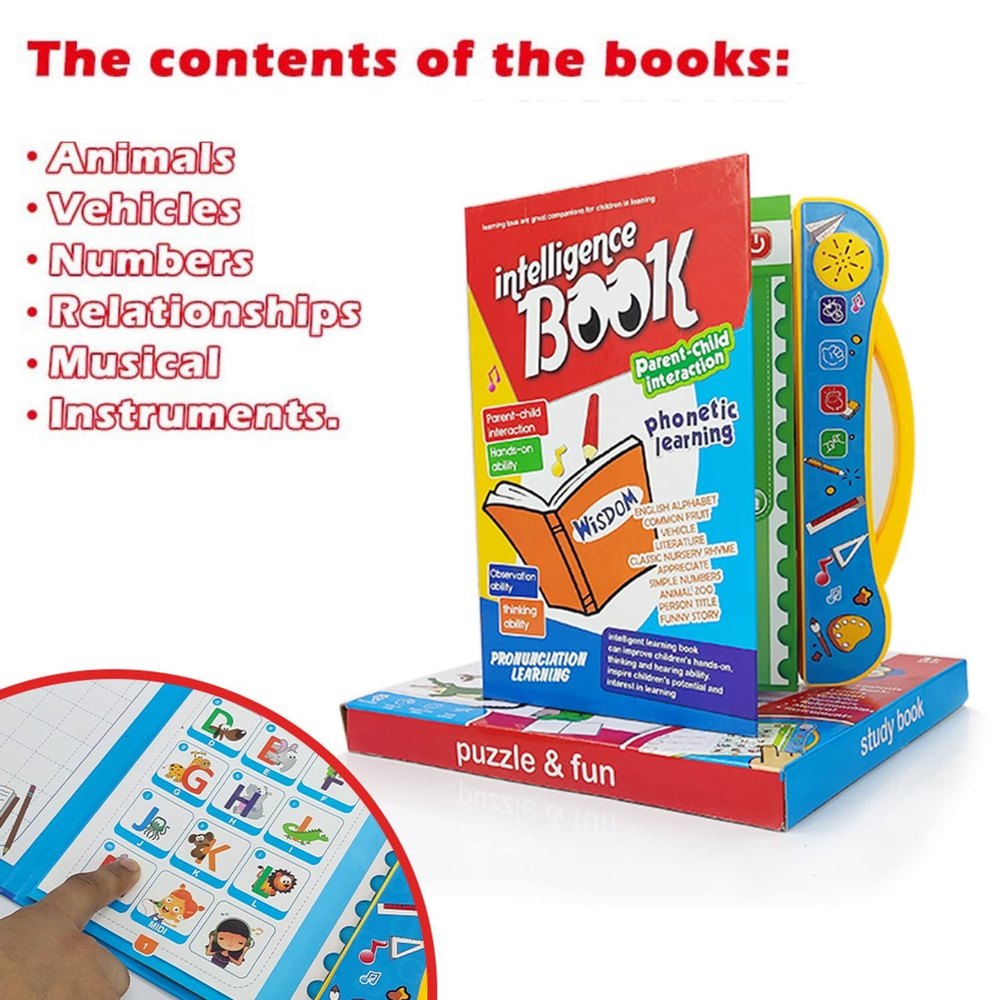 Intelligence Learning E-Book with Sound | Kids Interactive Audio Book