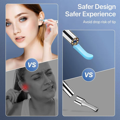 Smart Visual Ear Wax Cleaner with HD Camera | WiFi Otoscope with USB-C Charging